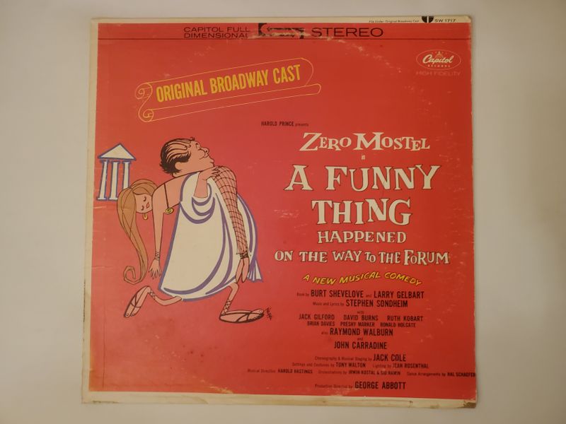Original Broadway Cast A Funny Thing Happened on the Way to the Forum vinyl record